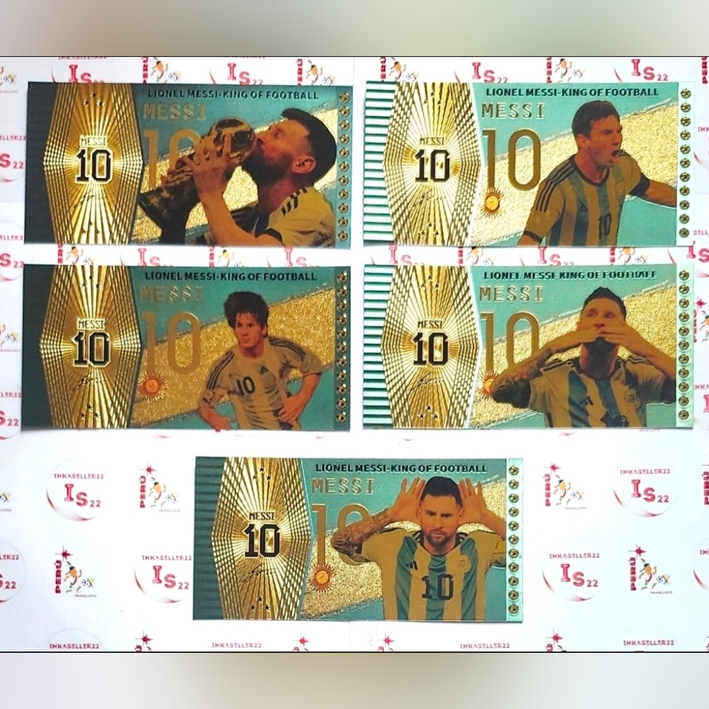 Lionel Messi King of Football Banknote